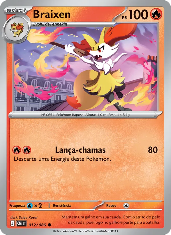 Braixen Caos Ascendente 012/86