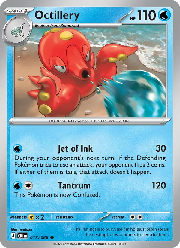 Octillery Chaos Rising 017/86