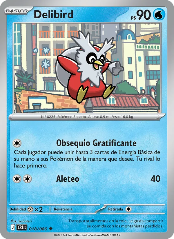 Delibird Caos Creciente 018/86