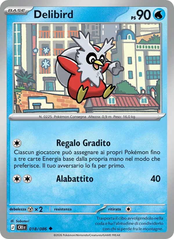 Delibird Caos Nascente 018/86