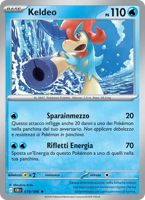 Keldeo Caos Nascente 019/86