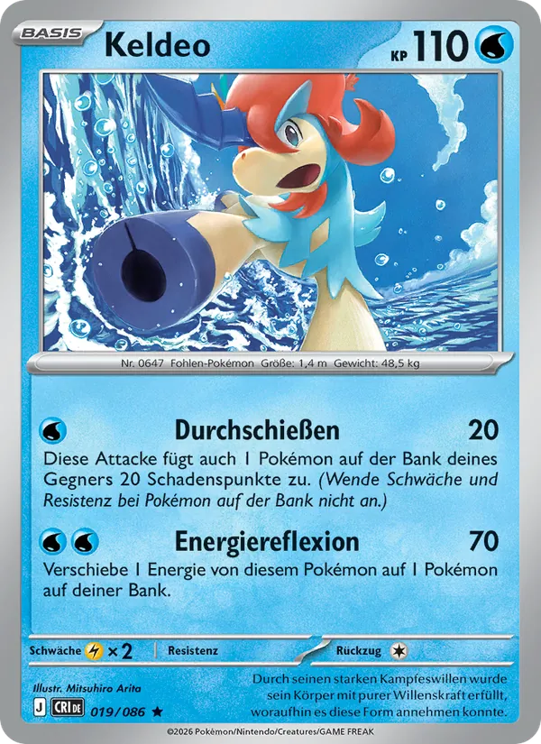 Keldeo Wachsendes Chaos 019/86