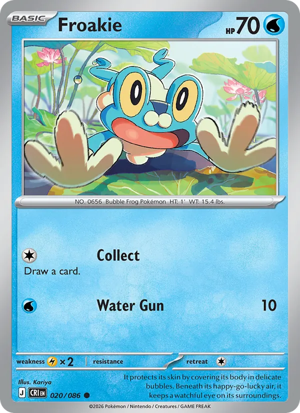 Froakie Chaos Rising 020/86