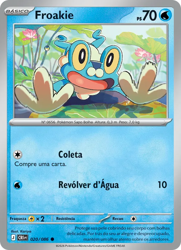 Froakie Caos Ascendente 020/86