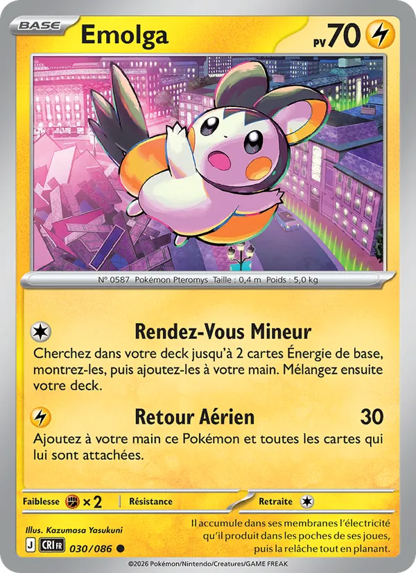 Emolga Chaos Ascendant 030/86