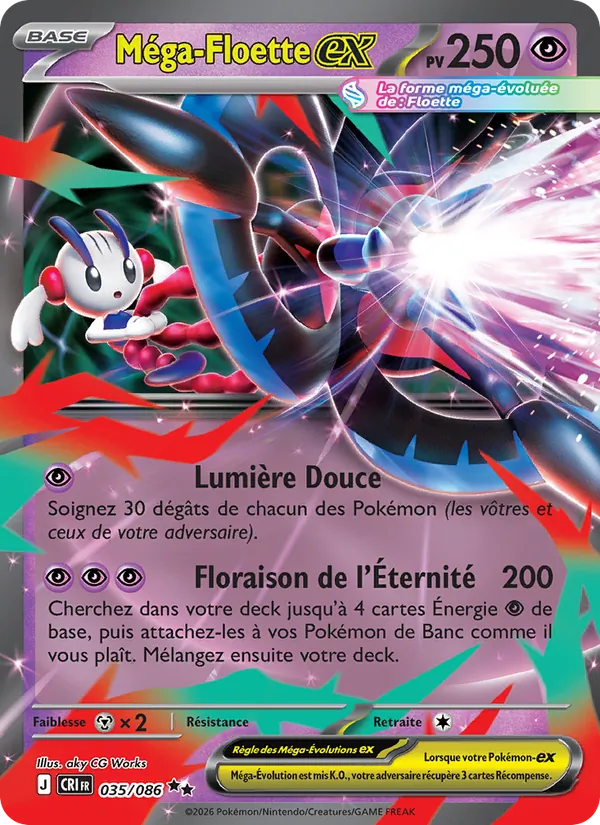 Méga-Floette-ex Chaos Ascendant 035/86