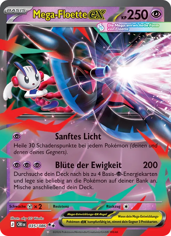 Mega-Floette-ex Wachsendes Chaos 035/86