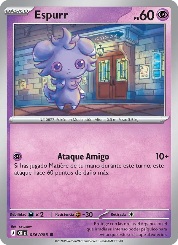 Espurr Caos Creciente 036/86
