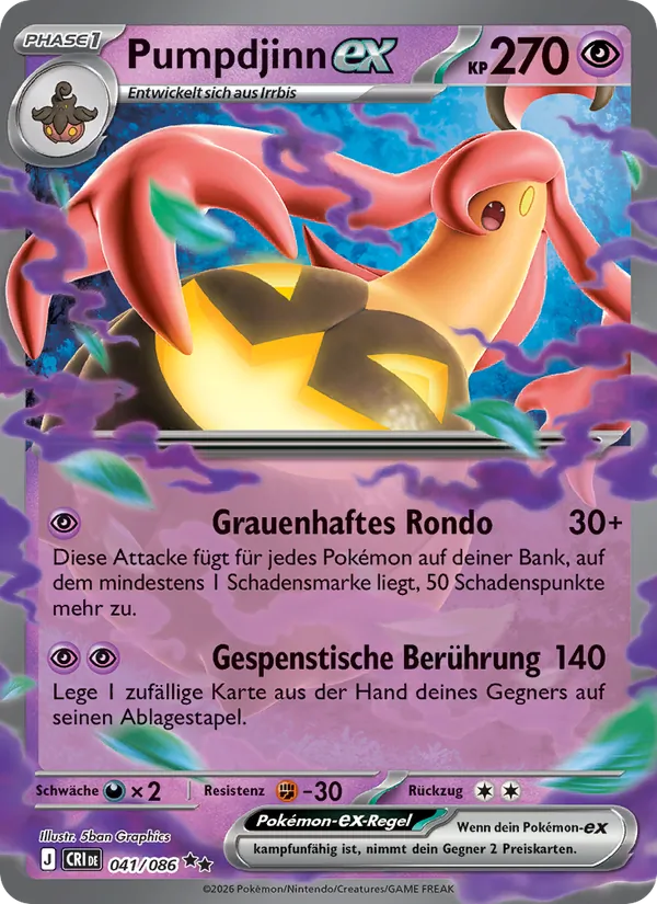 Pumpdjinn-ex Wachsendes Chaos 041/86