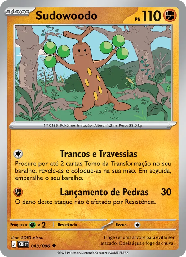 Sudowoodo Caos Ascendente 043/86