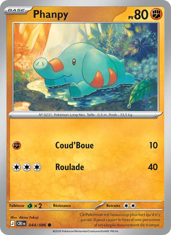 Phanpy Chaos Ascendant 044/86