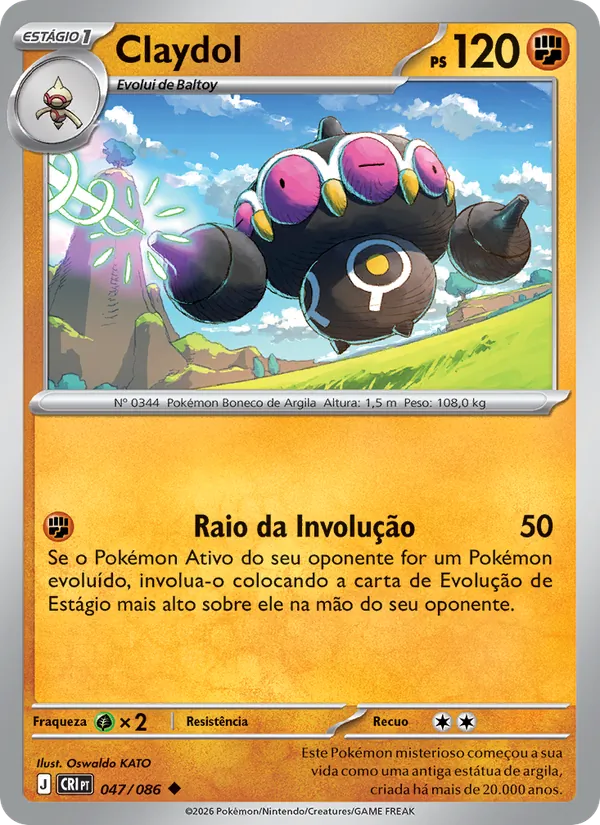 Claydol Caos Ascendente 047/86
