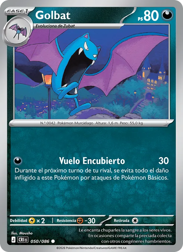 Golbat Caos Creciente 050/86