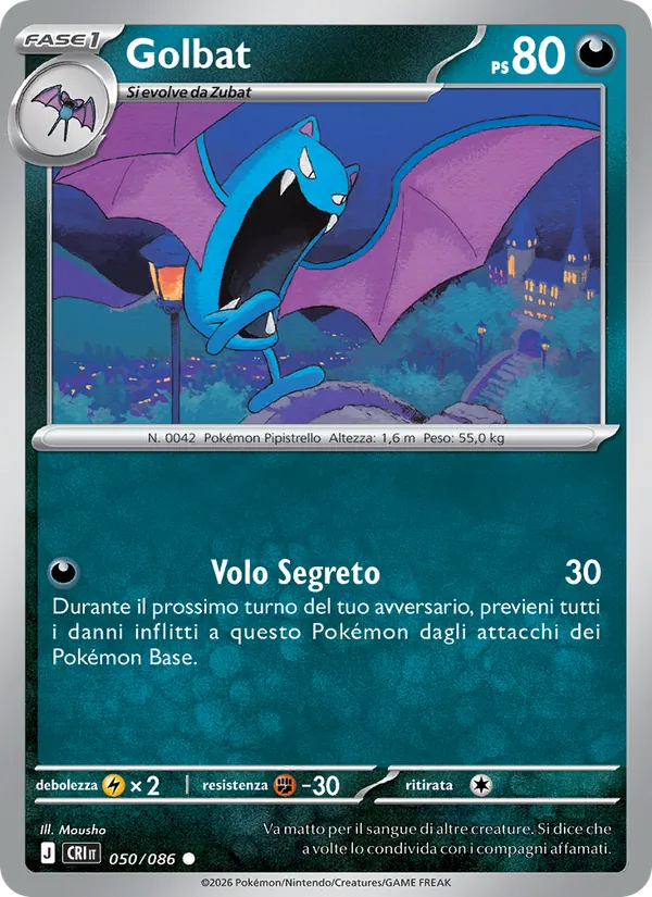 Golbat Caos Nascente 050/86