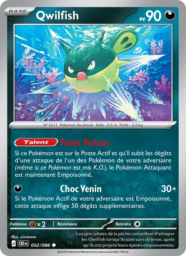 Qwilfish Chaos Ascendant 052/86