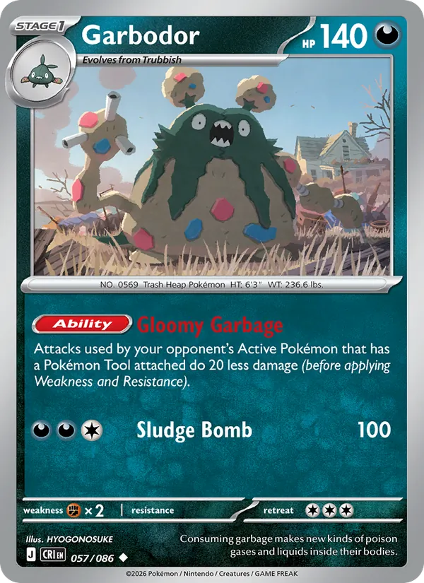 Garbodor Chaos Rising 057/86