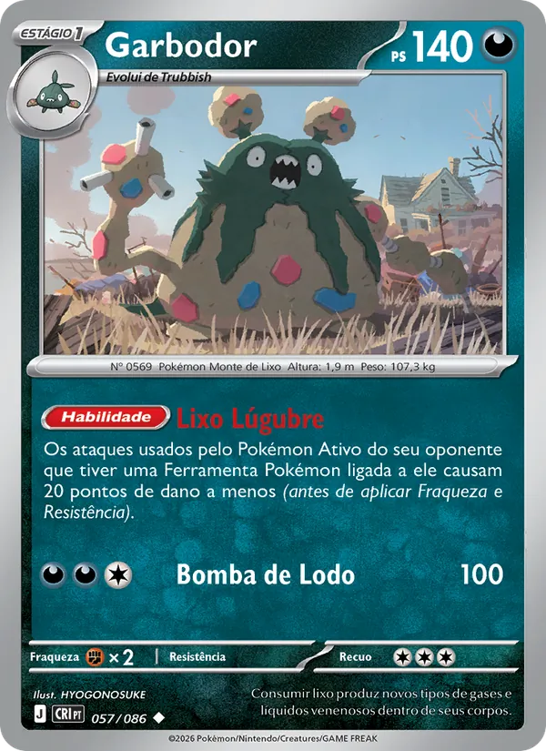 Garbodor Caos Ascendente 057/86