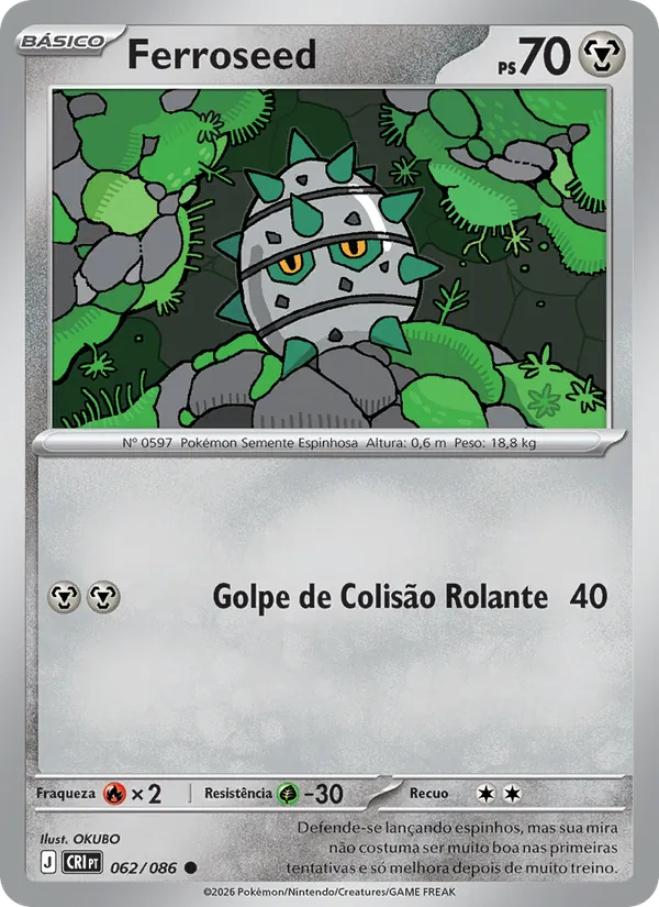 Ferroseed Caos Ascendente 062/86