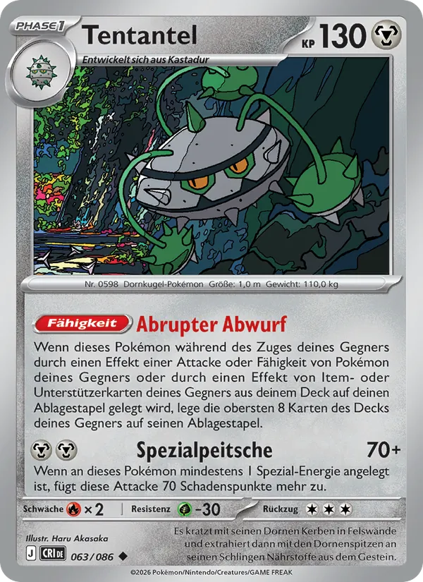 Tentantel Wachsendes Chaos 063/86