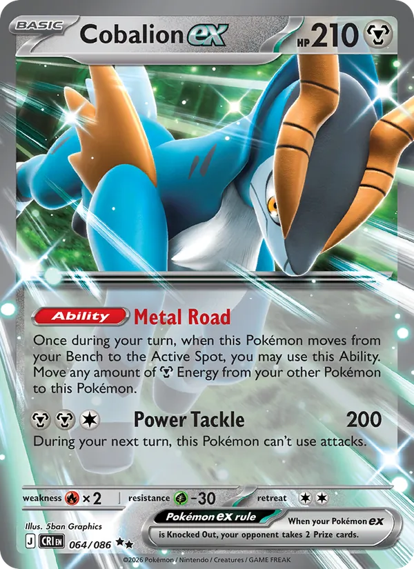 Cobalion ex Chaos Rising 064/86