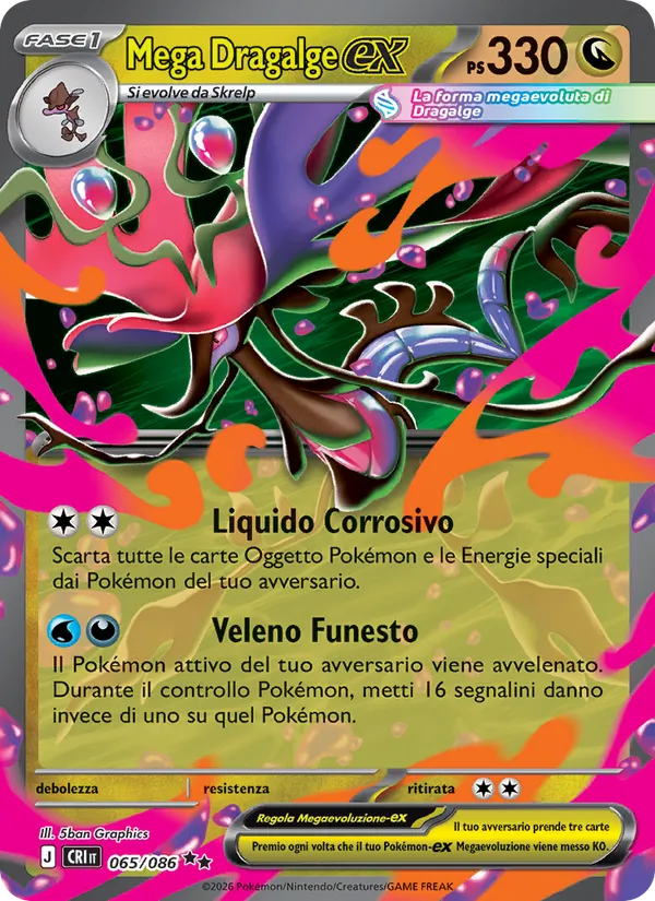 Mega Dragalge-ex Caos Nascente 065/86