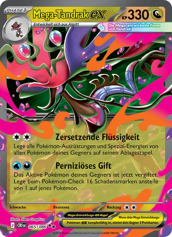 Mega-Tandrak-ex Wachsendes Chaos 065/86