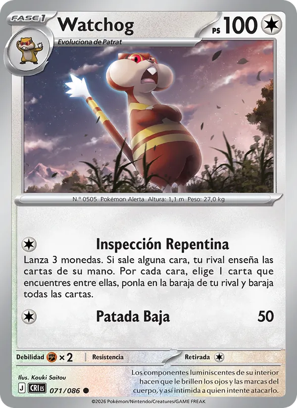 Watchog Caos Creciente 071/86