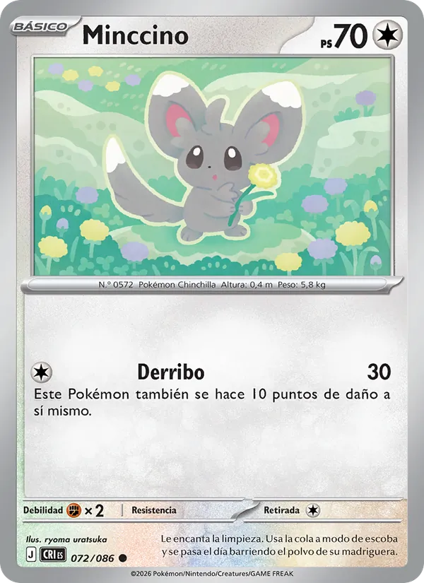 Minccino Caos Creciente 072/86