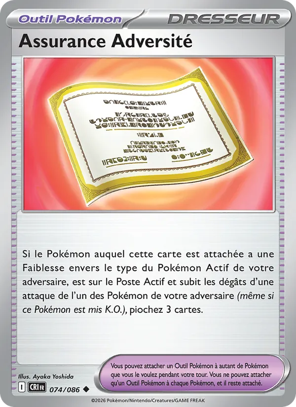 Assurance Adversité Chaos Ascendant 074/86