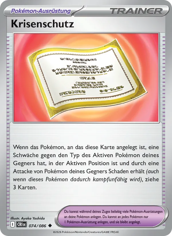 Krisenschutz Wachsendes Chaos 074/86