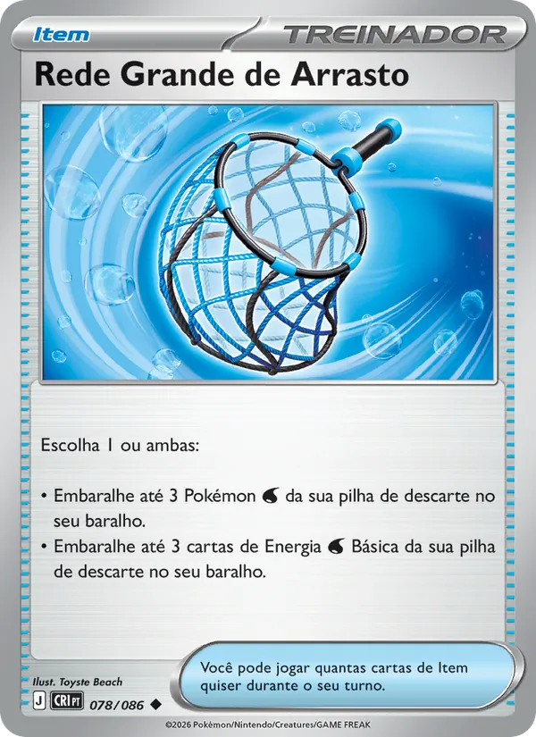 Rede Grande de Arrasto Caos Ascendente 078/86