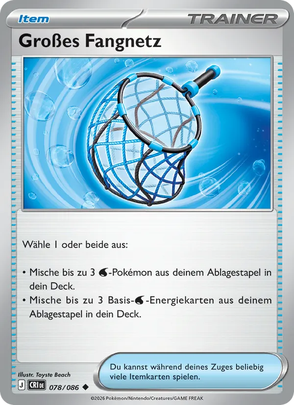 Großes Fangnetz Wachsendes Chaos 078/86