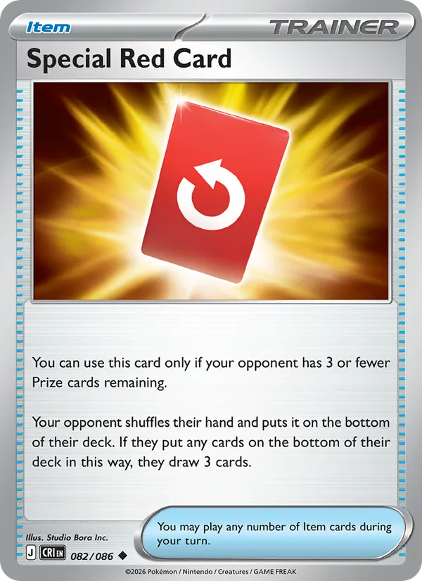 Special Red Card Chaos Rising 082/86