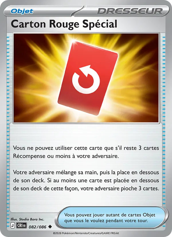 Carton Rouge Spécial Chaos Ascendant 082/86