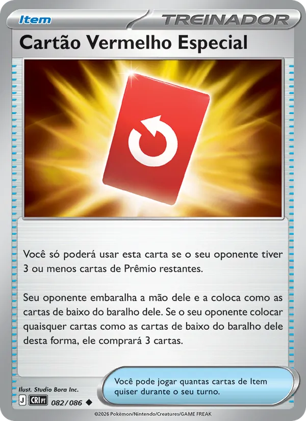 Cartão Vermelho Especial Caos Ascendente 082/86