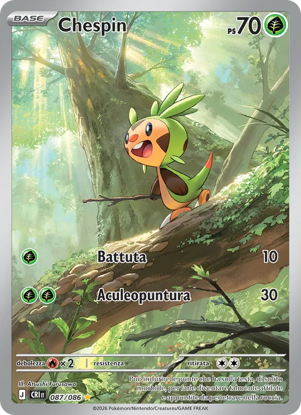 Chespin Caos Nascente 087/86