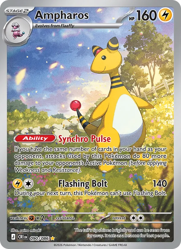Ampharos Chaos Rising 090/86