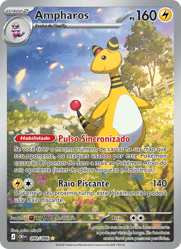 Ampharos Caos Ascendente 090/86