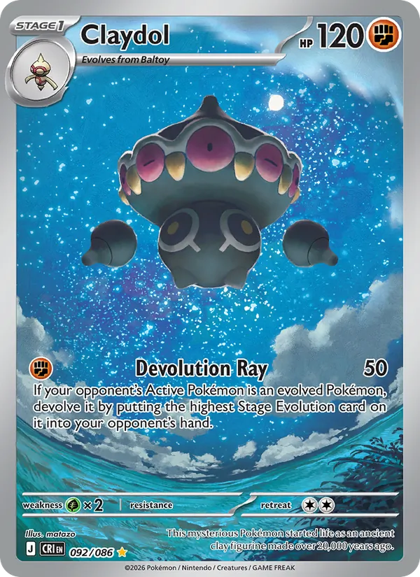 Claydol Chaos Rising 092/86