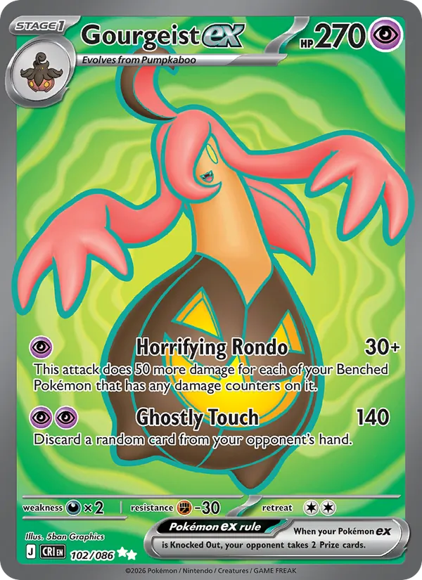 Gourgeist ex Chaos Rising 102/86