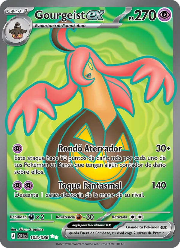 Gourgeist ex Caos Creciente 102/86