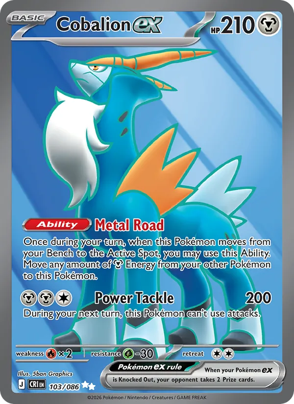 Cobalion ex Chaos Rising 103/86