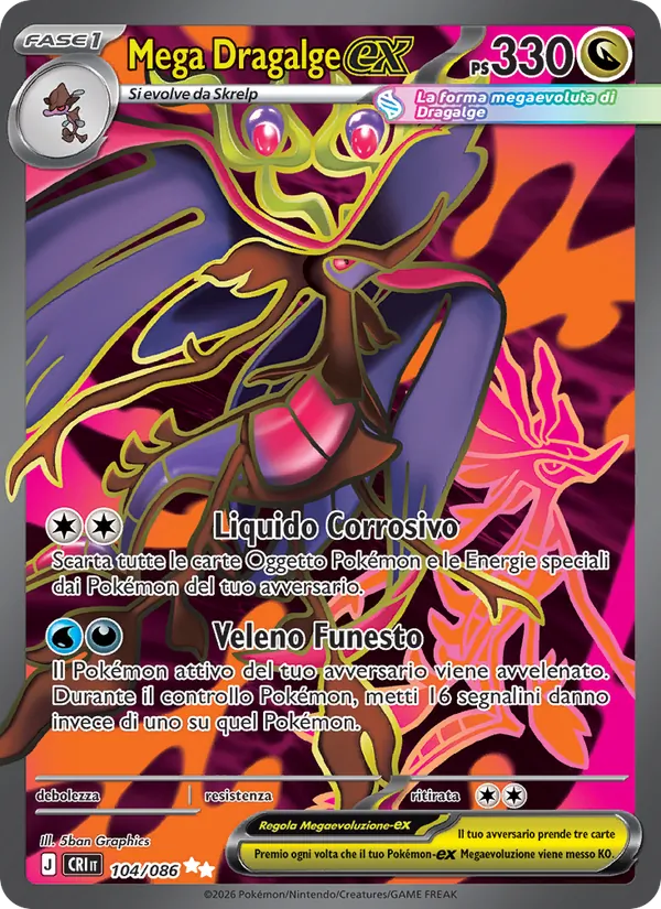 Mega Dragalge-ex Caos Nascente 104/86