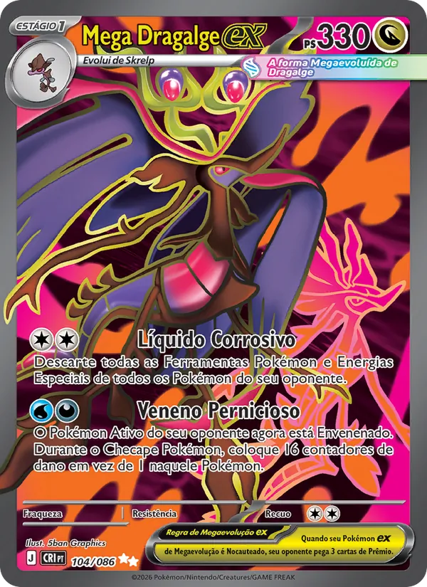 Mega Dragalge ex Caos Ascendente 104/86