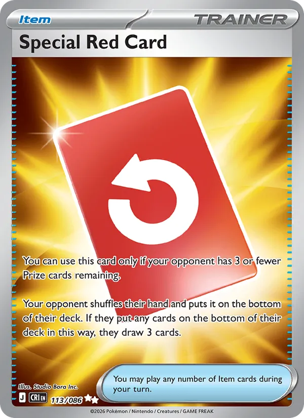 Special Red Card Chaos Rising 113/86