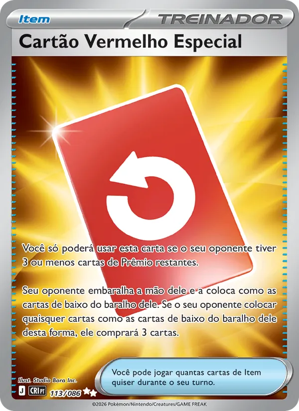 Cartão Vermelho Especial Caos Ascendente 113/86