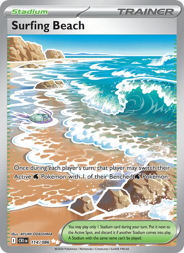 Surfing Beach Chaos Rising 114/86