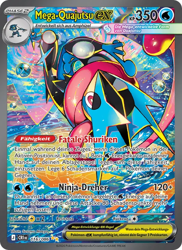 Mega-Quajutsu-ex Wachsendes Chaos 116/86