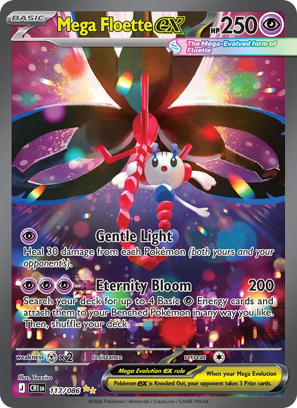 Mega Floette ex Chaos Rising 117/86