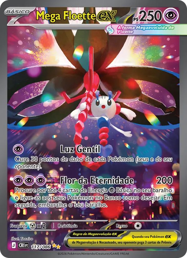 Mega Floette ex Caos Ascendente 117/86